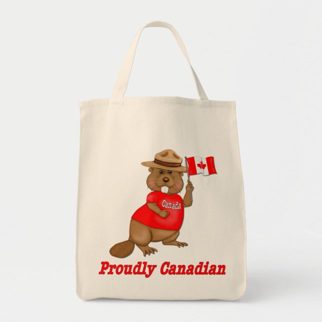 stolt Canadian Beaver Tygkasse (Framsidan)