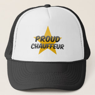 Stolt chaufför truckerkeps
