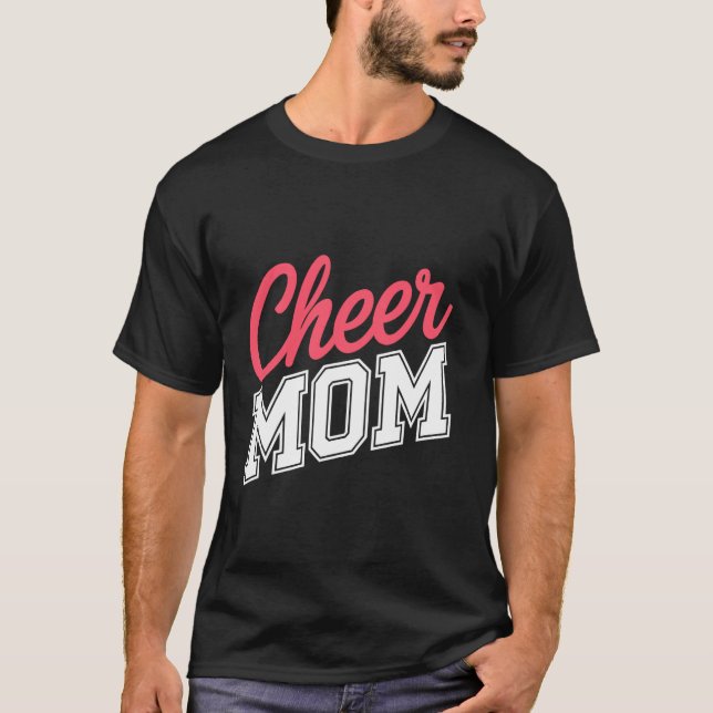 Stolt Cheer Mamma T Shirt (Framsida)