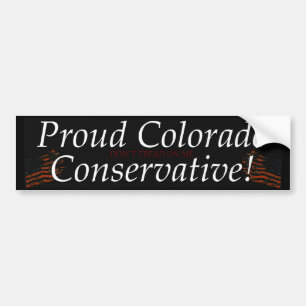 Stolt Colorado konservativbildekal Bildekal