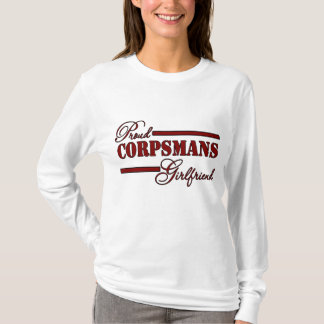 Stolt Corpsmans flickvän (den röda n-svarten) T-shirt