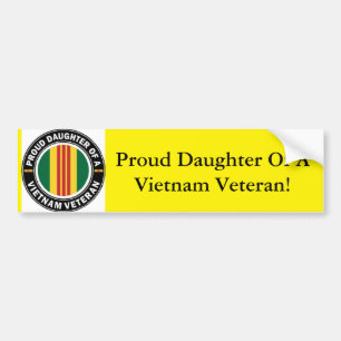 Stolt dotter av en Vietnam Vetbildekal Bildekal