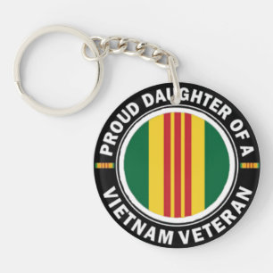 Stolt dotter av en Vietnam Vetnyckelring