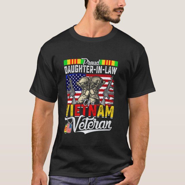 stolt dotter i Mor Far i juridik Vete T Shirt (Framsida)