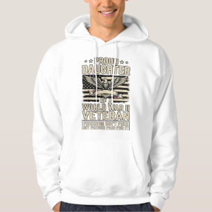 Stolt dotter till en andra världskrigets veteran t hoodie