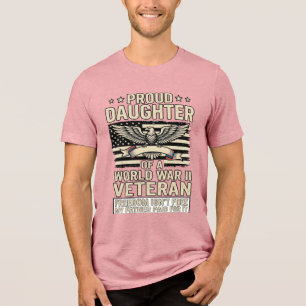 Stolt dotter till en andra världskrigets veteran t shirt