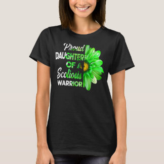 stolt dotter till en Grönt av Scoliosis Warrior T Shirt