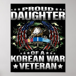 stolt dotter till en koreansk krigsman i Krig Poster