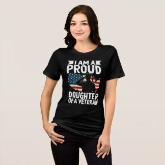 Stolt Dotter Till En Patriotisk Militär Pappa T Shirt