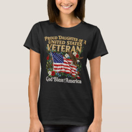 Stolt dotter till en veteran från USA T Shirt