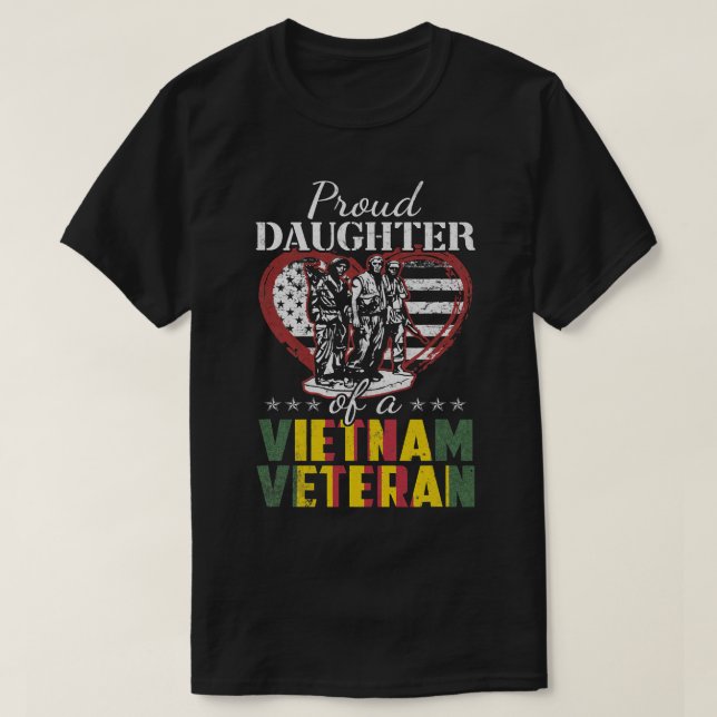 stolt dotter till en vietnamesisk veterinär T-shir T Shirt (Design framsida)