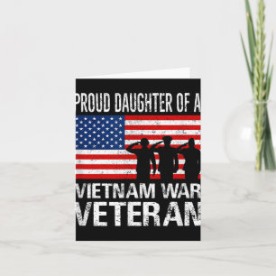 Stolt dotter till en Vietnamkrigsveteran Kort