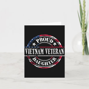 Stolt Dotter Till En Vietnamveteran - Amerikansk F Kort
