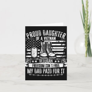 Stolt Dotter Till En Vietnamveteran Frihet Är Inte Kort