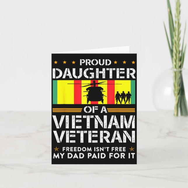 Stolt dotter till en Vietnamveteran frihet är inte Kort (Framsida)