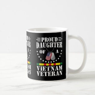 Stolt Dotter Till En Vietnamveteran Patriotisk Pre Kaffemugg