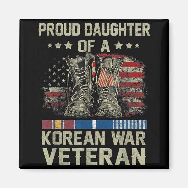 stolt dotter till koreanska Krig-veteranernas amer Magnet (Framsidan)