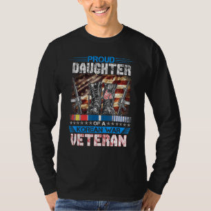 stolt dotter till koreanska Krig-veteranska korean T Shirt