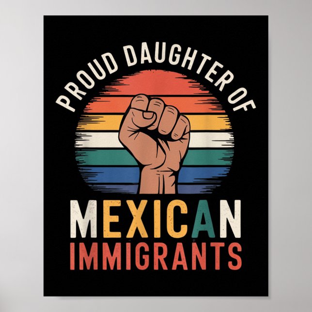 stolt dotter till mexikanska invandrare _1 poster (Framsidan)