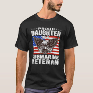 stolt dotter till undervattensveteran Patriotic Mi T Shirt