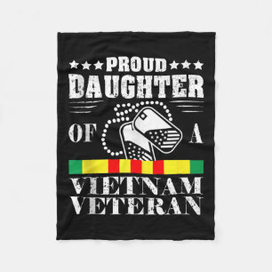 stolt dotter till Vietnams veteranska minnesdag Fleecefilt