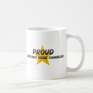 Stolt drogmissbruklägerledare kaffemugg