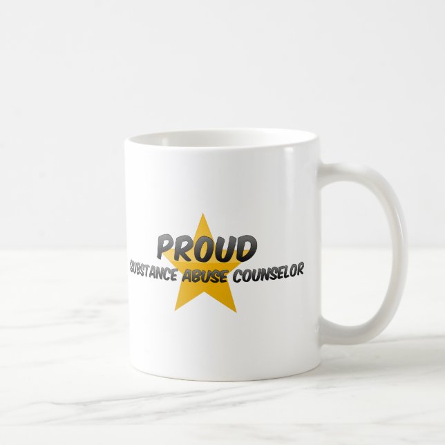 Stolt drogmissbruklägerledare kaffemugg (Höger)