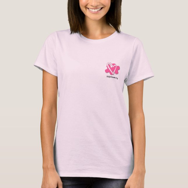 Stolt DRÖMflicka Tee Shirt (Framsida)