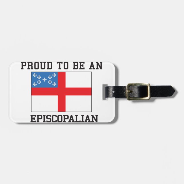 Stolt Episcopalian Bagagebricka (Horisontell Framsida)