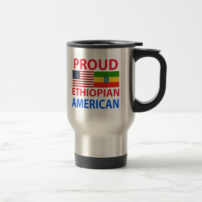 Stolt etiopisk amerikan resemugg (Höger)