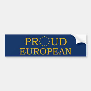 Stolt europé bildekal