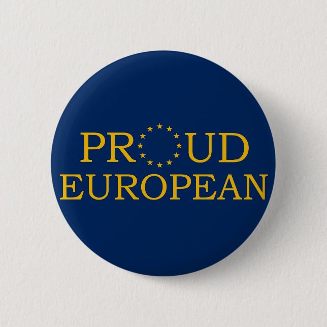 Stolt europé knapp (Framsida)