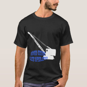 Stolt facklig kranförarecrawlsimmarekran tee shirt