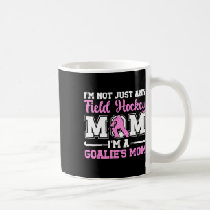 Stolt fälthockeymålvakt mamma fälthockey mål kaffemugg