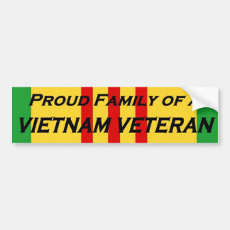 Stolt familj av en Vietnam veteran Bildekal