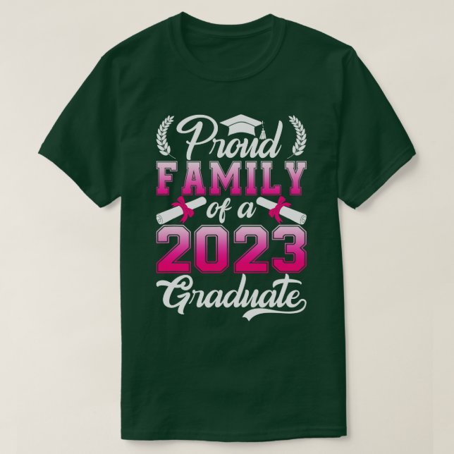 stolt familj i klass 2023 Student T Shirt (Design framsida)