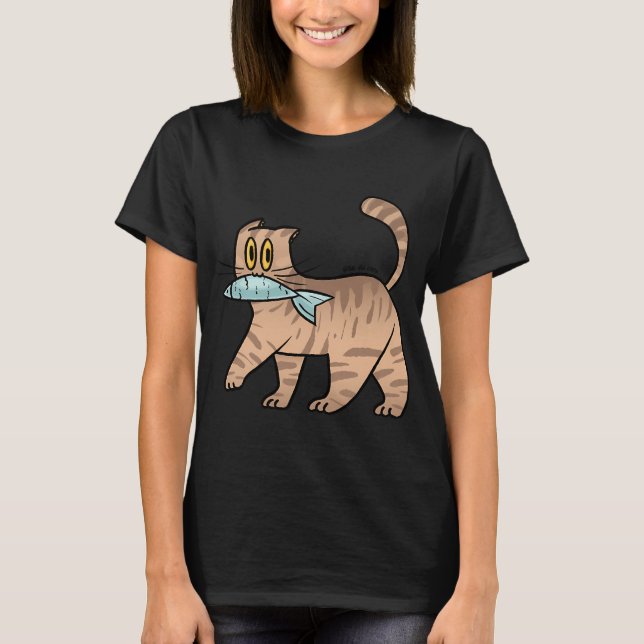Stolt fångst eller malartad fisk? t shirt (Framsida)