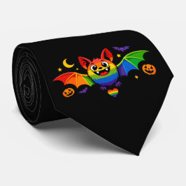 🦇🌈 Stolt Fangtastisk Fladdermus Slips