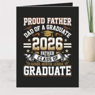 Stolt far, examenklass 2026 kort