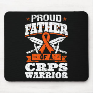 stolt Far i ett CRPS Warrior RSD Awareness Ribbo Musmatta