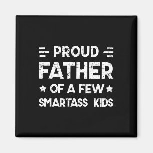 stolt Far om några smarta barn Far&#; s Dag D Magnet
