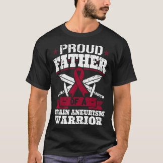stolt Far över medvetenheten om en hjärnanturysm T Shirt
