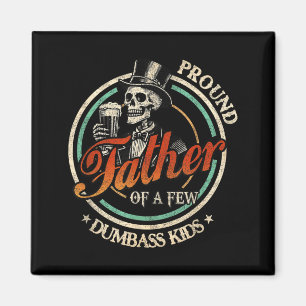 Stolt far till några barn rolig pappa älskar famil magnet