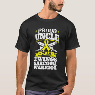 stolt farbror för en Ewings Sarcoma Warrior Awaren T Shirt