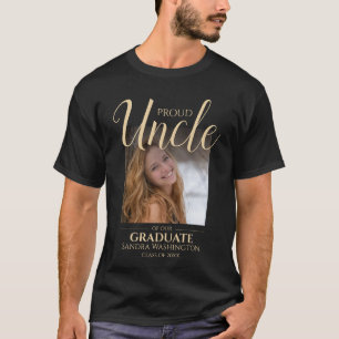 Stolt Farbror Foto Examen T-Shirt