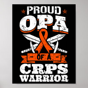 Stolt farfar till en CRPS-krigare RSD-medvetandesn Poster