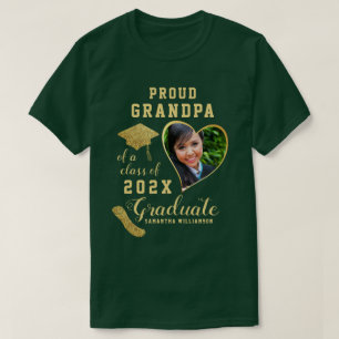 Stolt farfar till en examenklass 2026-student t shirt