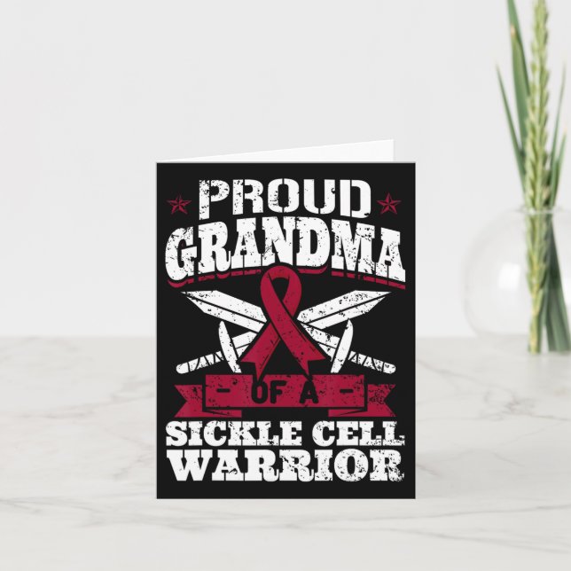 stolt farmor från en ickelcellskrivare scd Awarene Kort (Framsida)