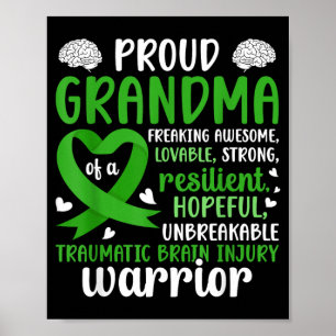 Stolt farmor till en krigare med traumatisk hjärns poster
