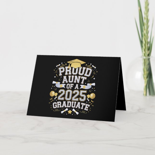 Stolt Faster Till En 2025 Års Examensstudent Exame Tack Kort (Framsida)